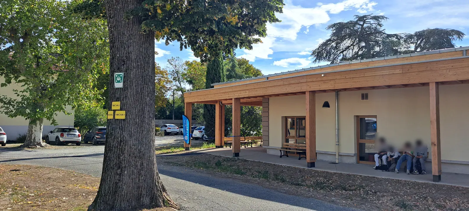 Plateau technique en structure bois du lycée Saint-Maurice à Romans-sur-Isère
